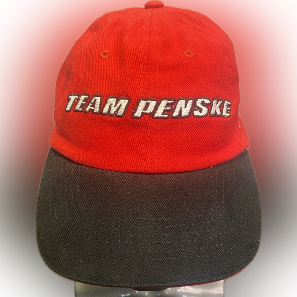 Team Penske Red Indy Car Series #3 #6 2004 Adjustable Strapback Hat